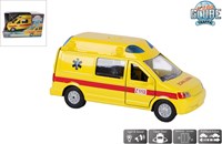 Kids GLOBE ambulanza giocattolo die cast con luci e suoni 13cm