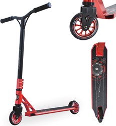Schildkröt monopattino stunt Flipwhip rosso metallizzato - monopattino trick premium