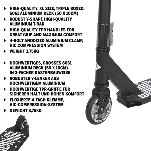 Schildkröt monopattino stunt Kickless - monopattino per trick e skatepark-2