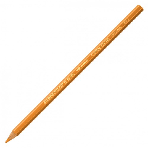 Caran d'Ache matita acquerellabile arancione - Supracolor colorata-2