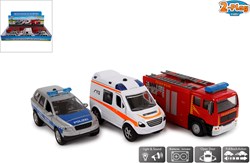 2-Play veicolo di soccorso giocattolo diecast luce suono 11cm