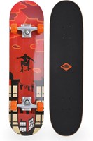 Schildkröt skateboard 31 pollici Kicker rosso - skateboard principianti funwheels