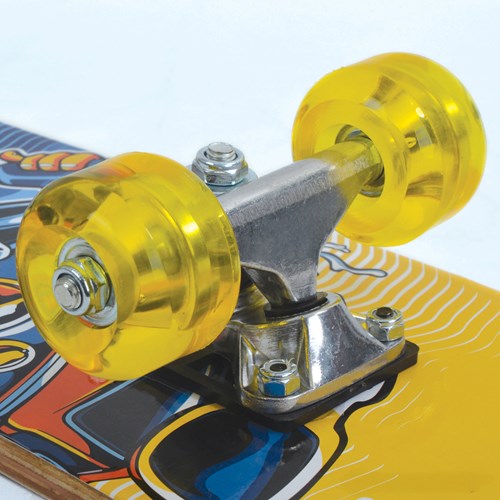 Schildkröt skateboard junior 24 pollici tavola in legno grip tape ruote PU-3
