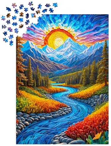 Enjoy Puzzle puzzle Sunrise Landscape - 1000 pezzi paesaggio rilassante-3
