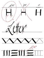 Edding penne calligrafiche set nero - 3 pezzi - pennarelli permanenti per calligrafia e hand lettering-3