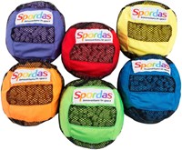 Spordas set di palline sensoriali - 6 pezzi - palline da gioco tattili