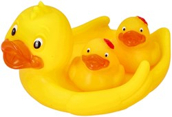 Mom's Care set giocattolo da bagno anatre - portasapone - senza BPA - 3 pezzi