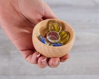 Cosy ciotole giocattolo in legno set 4 pezzi per ordinare e imparare-2