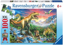 Ravensburger puzzle dinosauri XXL - 100 pezzi puzzle bambini