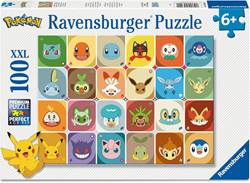 Ravensburger puzzle Pokemon - 100 pezzi XXL divertimento puzzle