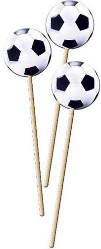 Folat decorazioni stecchini calcio 8 pezzi per festa di compleanno