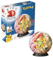 Ravensburger palla puzzle 3D Pokémon Multicharacter - puzzle giocattolo-3