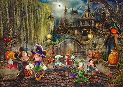 Schmidt puzzle Disney Halloween Fun Mickey & Minnie 1000 pezzi-2