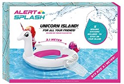 Alert isola gonfiabile unicorno piscina 310x270x175 cm unicorn