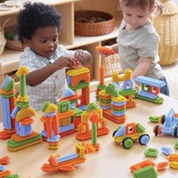 Guidecraft blocchi da costruzione Snap and Stack Thistle Blocks Set - 220 pezzi-2
