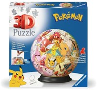 Ravensburger palla puzzle 3D Pokémon Multicharacter - puzzle giocattolo
