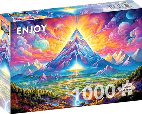 Enjoy Puzzle puzzle 1000 pezzi - Woodland Pyramids puzzle natura