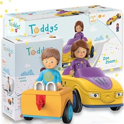 Toddys figurine giocattolo display box - 20 pezzi - educativo e creativo