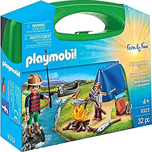 Playmobil set campeggio valigetta grande trasporto - 9323