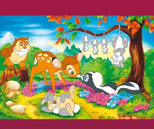 Trefl puzzle - Disney Bambi e amici della foresta - 160 pezzi - cartone FSC-2