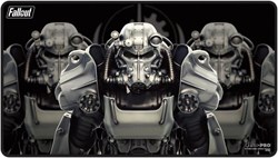 Ultra Pro tappetino da gioco Fallout Brotherhood of Steel nero cucito premium