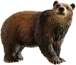Bullyland figura giocattolo orso bruno - animale dipinto a mano