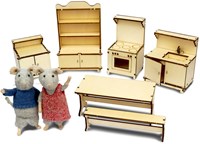 Het Muizenhuis kit mobili cucina - Studio Schaapman set giocattolo
