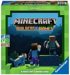 Ravensburger gioco da tavolo Minecraft Builders & Biomes avventura