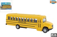 2-Play scuolabus americano giocattolo - die-cast pull back 14cm