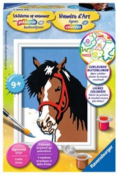 Ravensburger dipingi con i numeri sguardo del cavallo - kit creativo hobby