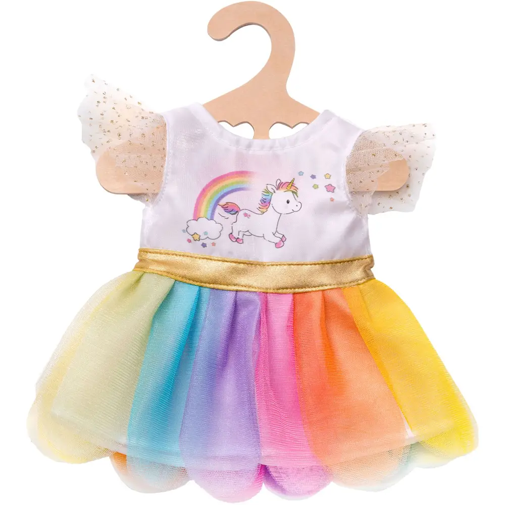 Heless vestito bambola unicorno 35-45 cm abbigliamento colorato