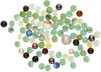 Goki biglie di vetro - giocattolo colorato in rete - 88 pezzi - gioco delle biglie-2