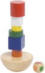 Goki Gioco equilibrio torre in sacchetto cotone