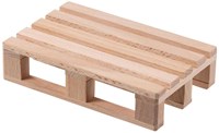 Goki pallet in legno mobile per bambole giocattolo - accessorio in legno resistente-2
