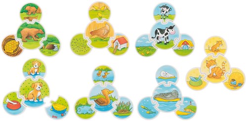 Goki puzzle animali in legno giocattolo educativo 28 pezzi-2