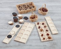 Cosy giocattolo educativo in legno set di 4 telai reversibili cinque e dieci-2
