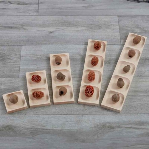 Cosy giocattolo matematico Reversible Maths Frames set 5 telai in legno-2