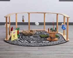 Cosy curva da gioco per bambini piccoli e neonati - ampia area sensoriale