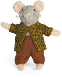Het Muizenhuis topo di peluche Papà di Sam 12cm - giocattolo morbido topo