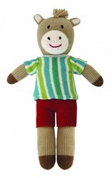 Global Affairs peluche cavallo lavorato a maglia Harry 36 cm giocattolo