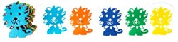 Mercis ghirlanda feltro Miffy leone 400 cm decorazione festone