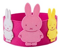 Mercis corona di compleanno Miffy con numeri intercambiabili accessorio