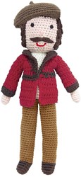 Global Affairs peluche Rembrandt van Rijn all'uncinetto 30 cm giocattolo arte