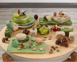 Cosy Set Scenari Naturali Terrestri 20 Pezzi per Gioco Fantasioso