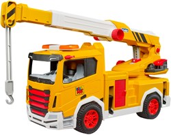 Bruder camion gru giocattolo Roadmax - veicolo da costruzione robusto per bambini
