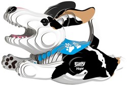 Eugy puzzle 3D - Cane - Kit creativo in cartone per bambini