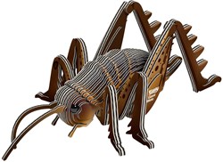 Eugy Puzzle 3D Cavalletta - Kit costruzione animali in cartone