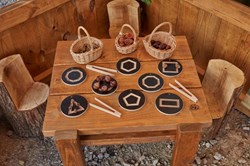 Cosy Geo Shape Outdoor tracing set giocattolo educativo da esterno 8 pezzi