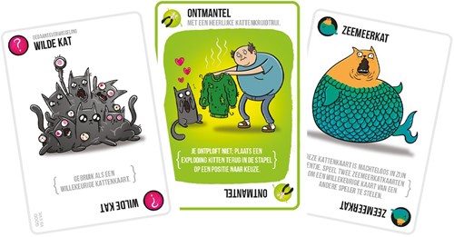 Exploding Kittens gioco di carte Good vs Evil gioco strategico olandese-3