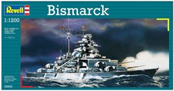 Revell Bismarck nave kit di modellismo 1:1200 set di costruzione plastica